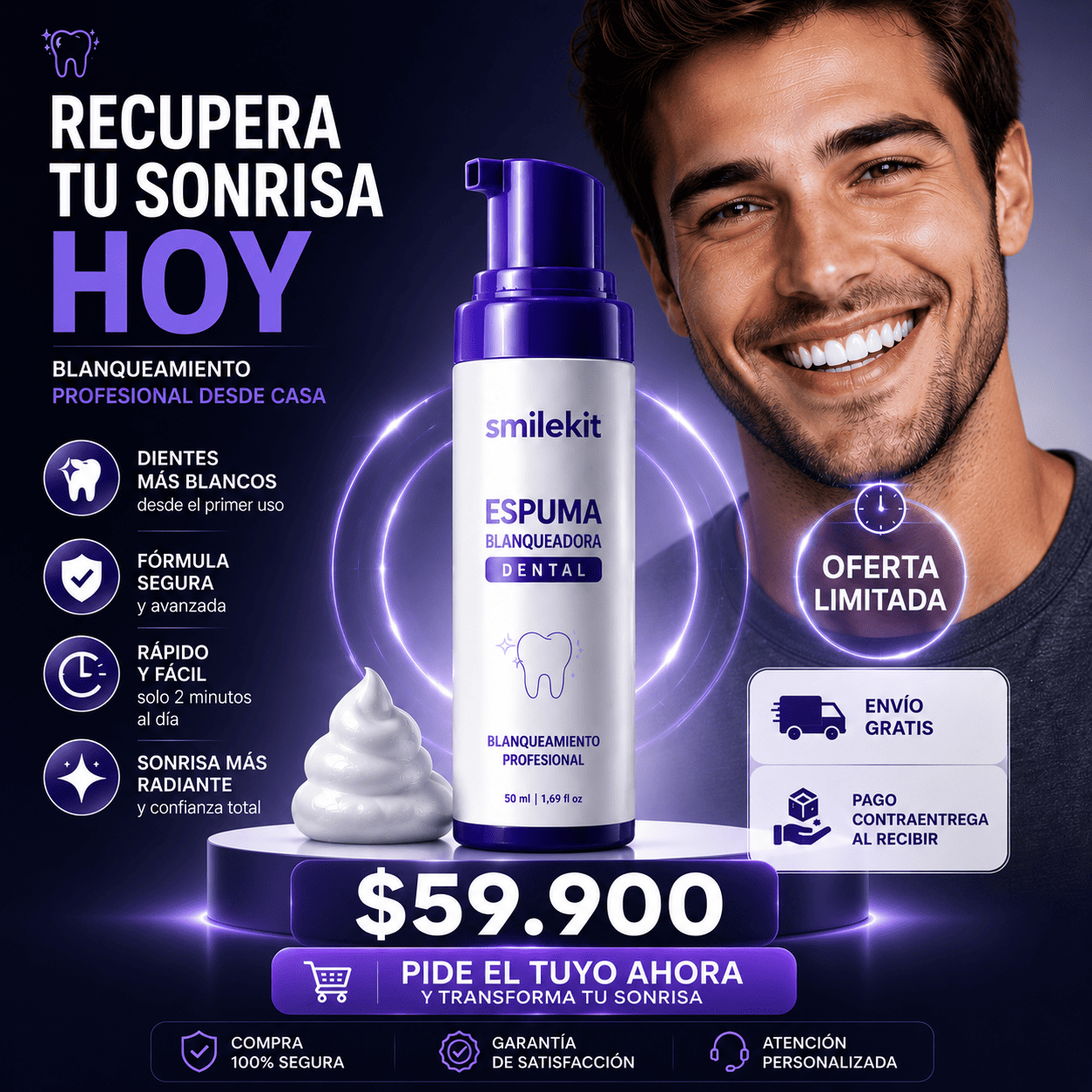 💎Smilekit V34: La Corrección Violeta Para Una Sonrisa Más Brillante💎
