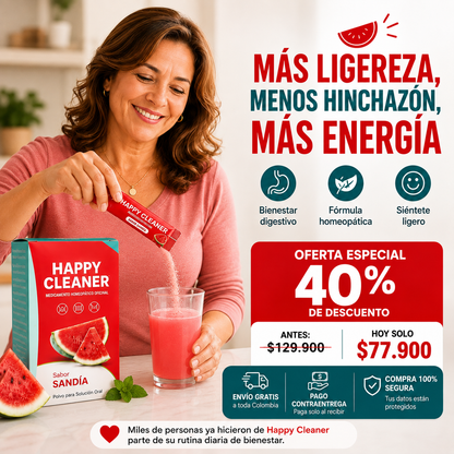🍉 HAPPY CLEANER | VUELVE A SENTIRTE MÁS LIGERO DESPUÉS DE COMER