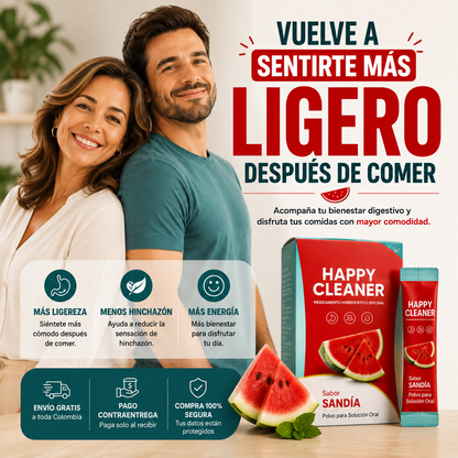 🍉 HAPPY CLEANER | VUELVE A SENTIRTE MÁS LIGERO DESPUÉS DE COMER
