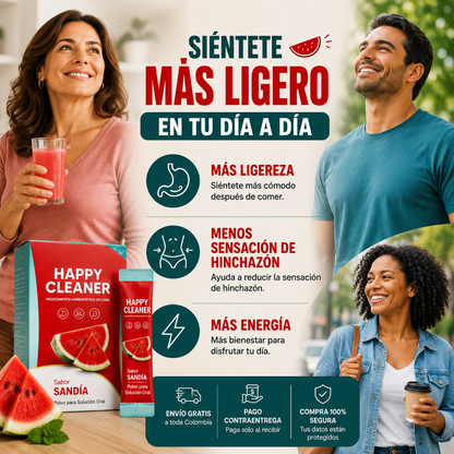 🍉 HAPPY CLEANER | VUELVE A SENTIRTE MÁS LIGERO DESPUÉS DE COMER