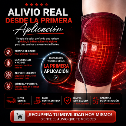 Rodillera Termica de compresion 3 en 1 Alivio Inmediato para el dolor de Rodilla 😀